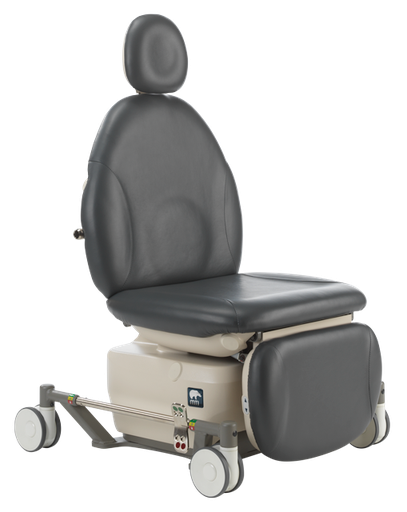 [830-003-22] MTI 830 Procedure Chair, Mobile Base, 100-240V Rear Steer