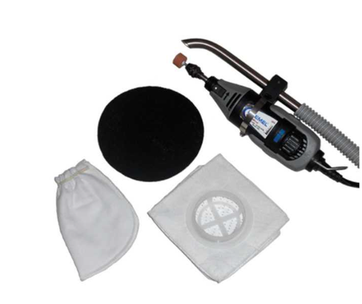 [1000158] MTI Dust Vacuum Adapter Kit, All Dremel's Except Flex, Shaft 