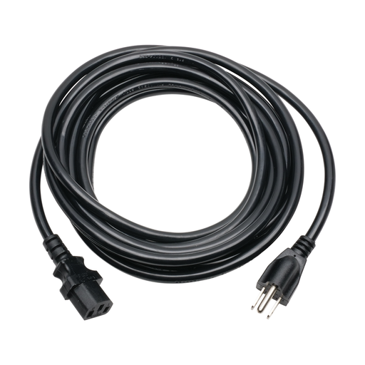 [9270] Power Cord, NEMA 5-15P to IEC C13 for Computer or Monitor, 15'
