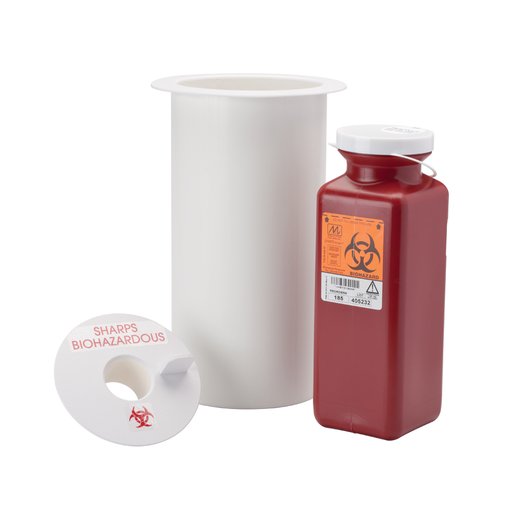 [6802] Sharps Container, Counter Mount