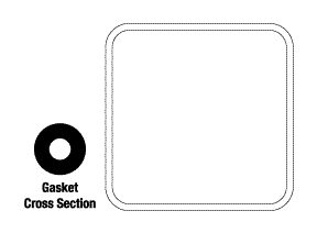 [CSG102] Door Gasket (17.50" X 17.50")