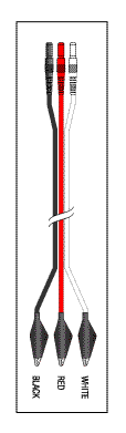 [LVM701] 3 Leadwire Set - 24" Din/Alligator