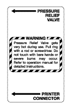 [MIL260] Label (Pr Valve Warning)