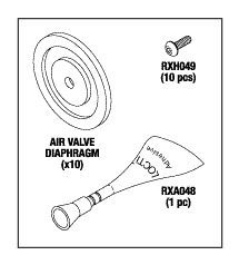 [MTK019] Air Valve Diaphragm Kit