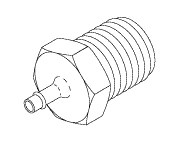 [RPF914] Adaptor (1/16" Barb X 1/8" Mpt)