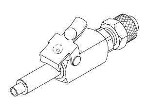 [RPF918] Quick Disconnect, Male (1/4" Poly Auto Shut-Off) 