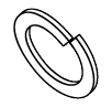 [RPH105] #8 Split Lock Washer 