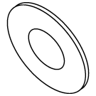 [RPH109] #10 Flat Washer 