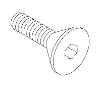 [RPH933] Screw (M3 X 10Mm S/S Flat Hd. Allen)