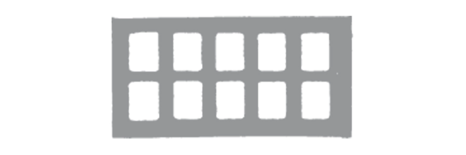 [25261] Flow Klear-Vue Cardboard Mounts 10BT-2