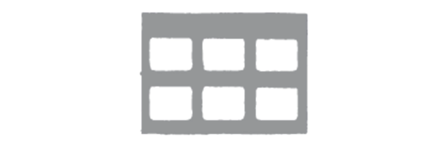 [25215] Flow Klear-Vue Cardboard Mounts 6H