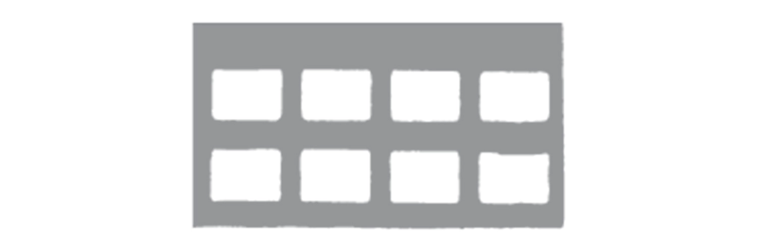 [25219] Flow Klear-Vue Cardboard Mounts 8H