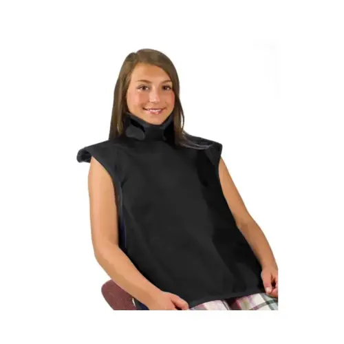 [75053-25] Flow Child Bib Apron w/Collar, Lead, Black