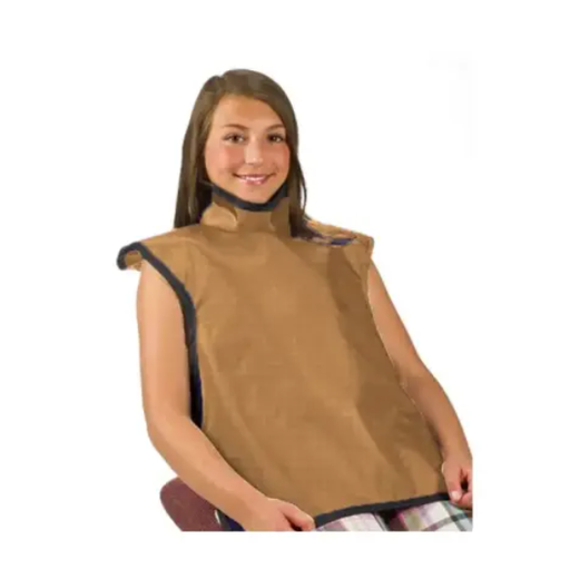 [75053-37] Flow Child Bib Apron w/Collar, lead, Beautiful Bronze