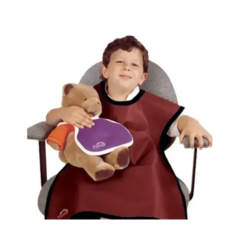 [75062-18] Flow Child Panoramic Apron, Lead, Burgandy