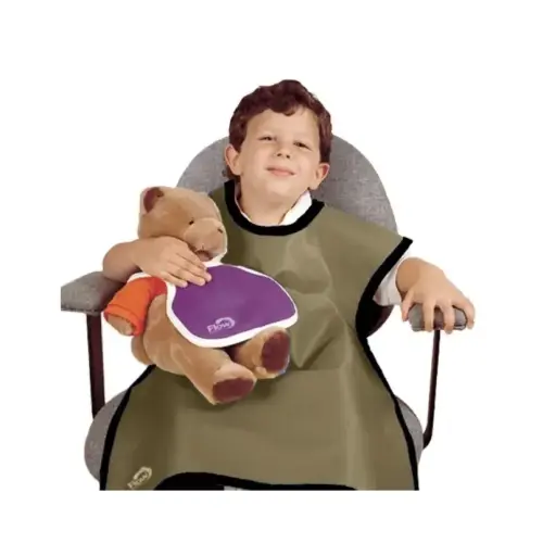 [75062-23] Flow Child Panoramic Apron, Lead, Beige