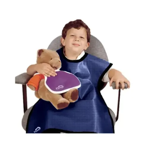 [75062-39] Flow Child Panoramic Apron, Lead, Electric Blue