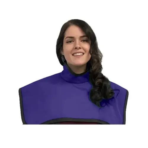 [75090-12] Flow CBCT Pano Cape w/Collar, Lead, Purple