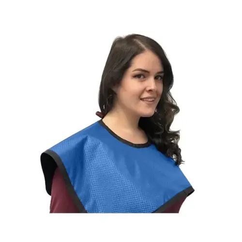 [75091-16] Flow CBCT Pano Cape w/o Collar, Lead, Medium Blue