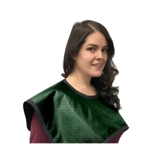 [75091-38] Flow CBCT Pano Cape w/o Collar, Lead, Shimmering Green