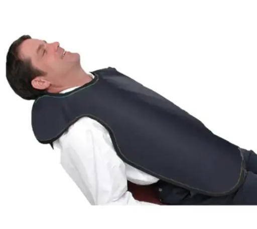 [75050NL-22] Flow Adult Bib Apron w/o Collar, Lead Free, Navy Blue
