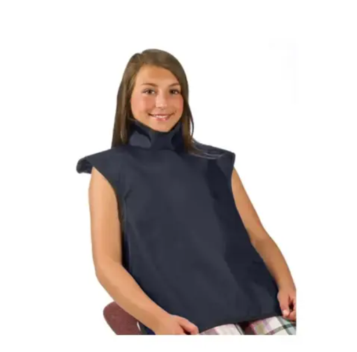 [75053NL-22] Flow Child Bib Apron w/Collar, Lead Free, Navy Blue