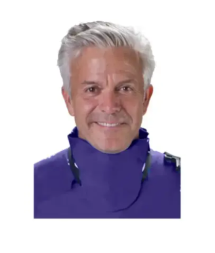 [75056NL-12] Flow Thyroid Collar, Lead Free, Purple
