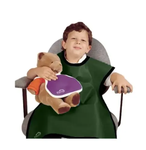 [75062NL-36] Flow Child Panoramic Apron, Lead Free, Hunter Green