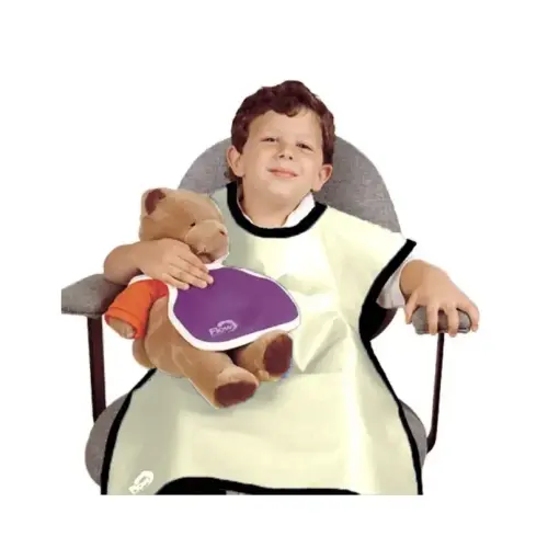 [75062NL-43] Flow Child Panoramic Apron, Lead Free, Antimicrobial Beige