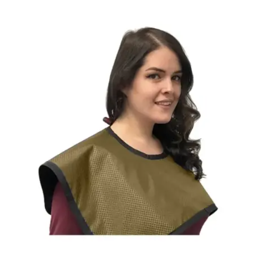 [75091NL-23] Flow CBCT Pano Cape w/o Collar, Lead Free, Beige