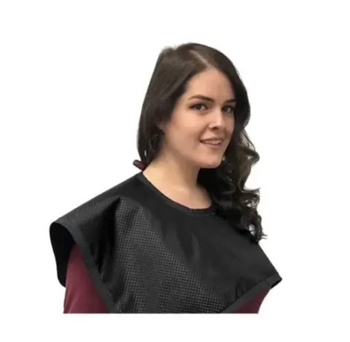 [75091NL-25] Flow CBCT Pano Cape w/o Collar, Lead Free, Black