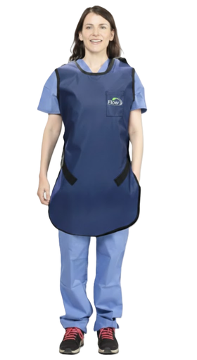 [65023NL-20] Flow Technician Apron, Lg, Lead Free, Royal Blue