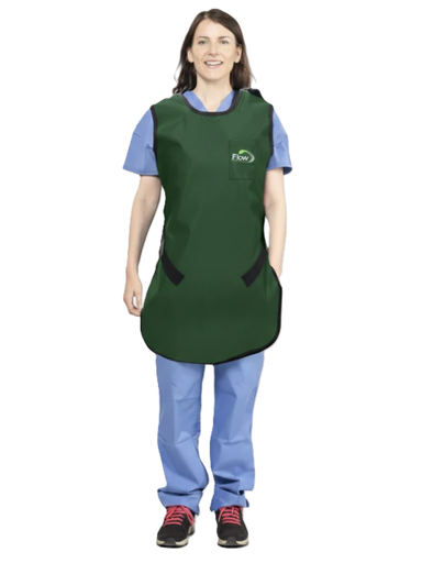 [65023NL-36] Flow Technician Apron, Lg, Lead Free, Hunter Green