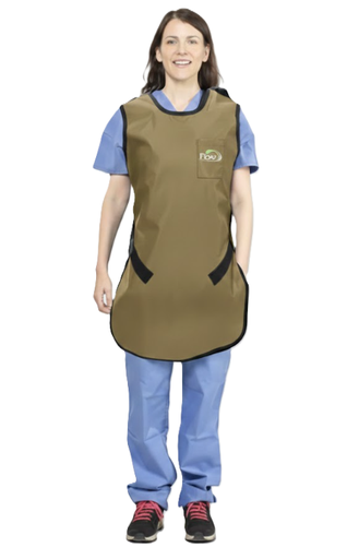 [65025NL-23] Flow Technician Apron, Sm, Lead Free, Beige
