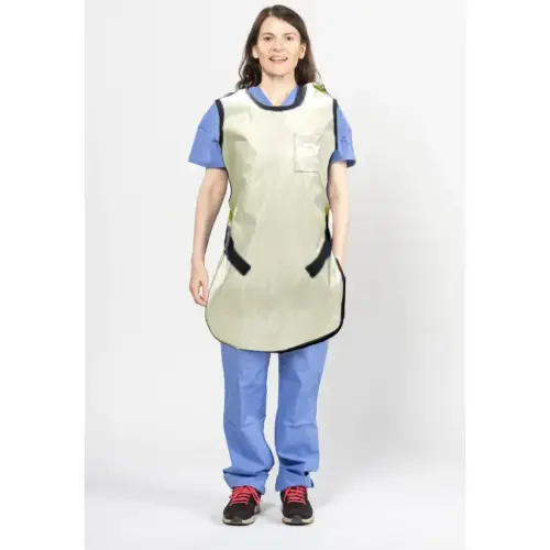 [65025NL-43] Flow Technician Apron, Small, Lead Free, Antimicrobial Beige