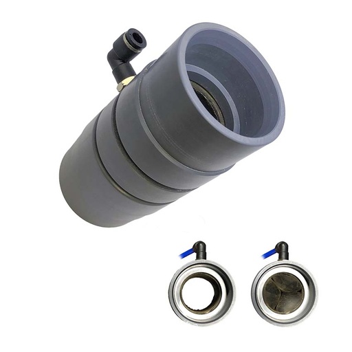 [10518-03] Pneumatic Valve (one standard 2-1/2" end and 2" PVC end)