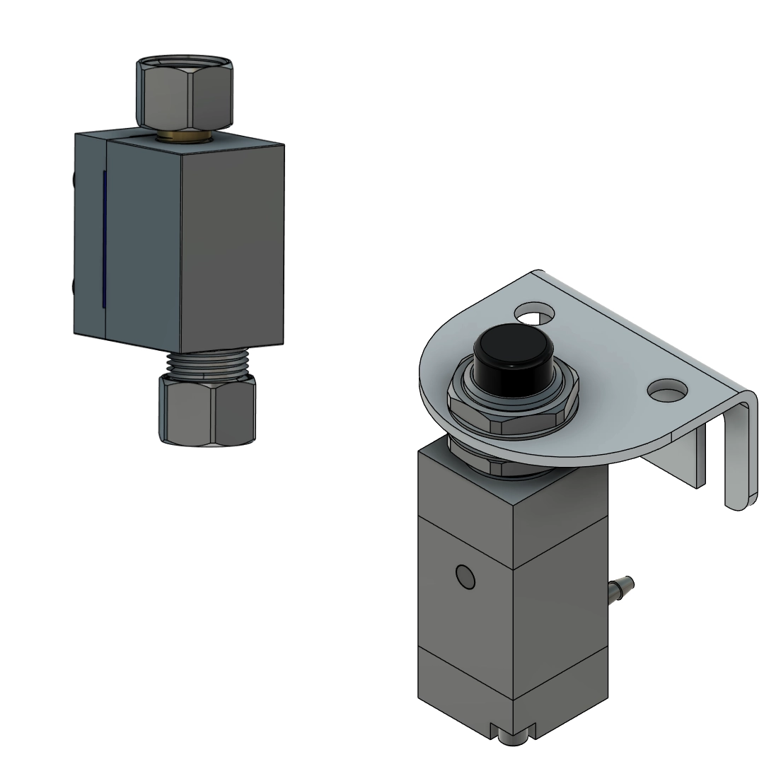 [1721L] Tapmaster Cabinet Door Activation - Latching Single Water Line