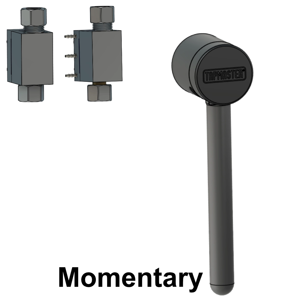 [1770B] Tapmaster Euro with Momentary Activator - Black