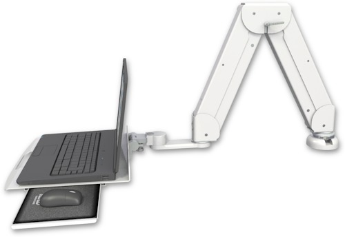 [EL5216-LUS-DT] AccessMount™ Elite 5216 double arm mount Laptop tray with slider desk mount