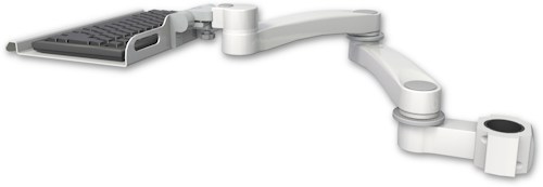 [KU12-P17-A2] AccessMount™ 12" keyboard tray mount for a 1.75" pole and a 20" double-arm