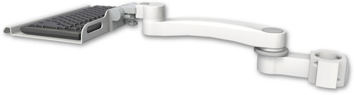 [KU12-P2-A1] AccessMount™ 12" keyboard tray mount for a 2" pole and an 11" arm