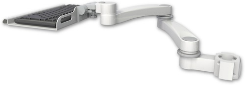 [KU12-P2-A2] AccessMount™ 12" keyboard tray mount for a 2" pole and a 20" double-arm