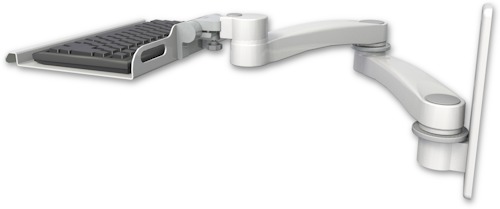[KU12-W3-A2] AccessMount™ 12" keyboard tray wall mount and a 20" double-arm