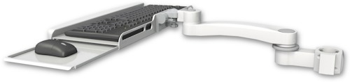 [KUB-P2-A1] AccessMount™ Wrist-rest keyboard tray mount for a 2" pole and an 11" arm
