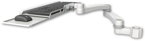 [KUB-P2-A2] AccessMount™ Wrist-rest keyboard tray mount for a 2" pole and a 20" double-arm