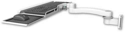 [KUB-W5-A1] AccessMount™ Wrist-rest keyboard tray 3.5" wall mount and an 11" arm
