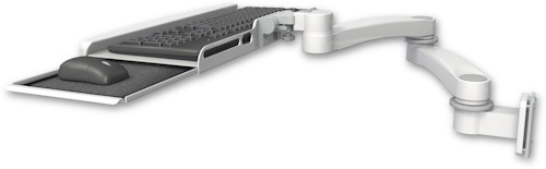 [KUB-W5-A2] AccessMount™ Wrist-rest keyboard tray 3.5" wall mount and a 20" double-arm