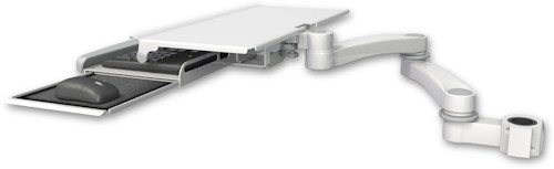 [KUS-P15-A2] AccessMount™ Work surface tray and slide-out keyboard tray mount for a 1.5" pole and a 20" double-arm