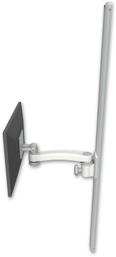 [EV65-T50-A1] AccessMount™ ErgoVision 65 LCD mount on a 50" wall track slider with an 11" arm