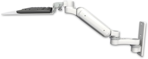 [UL180H-W3-KU12F-AS1] AccessMount™ Ultra 180 Heavy Duty Arm wall mount with a 12" flat keyboard tray and an 6" arm